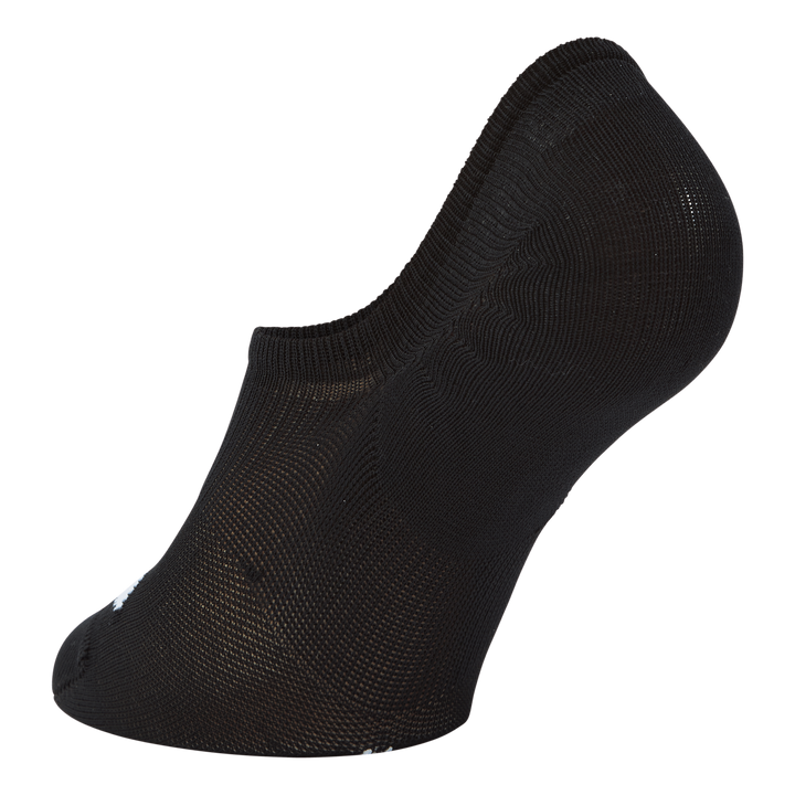 Everyday Plus Lightweight Women's Training Footie Socks (3 Pairs) BLACK/WHITE