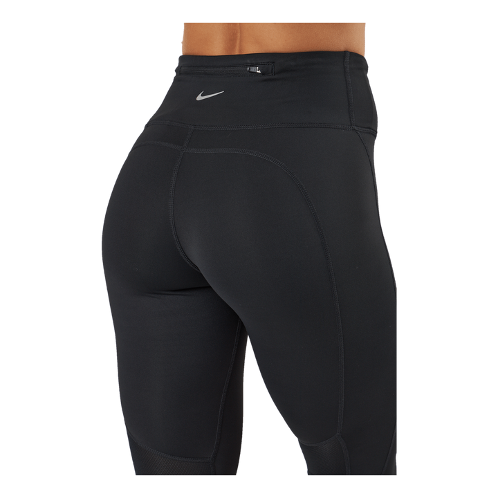 Dri-FIT Fast Women's Mid-Rise 7/8 Leggings BLACK/REFLECTIVE SILV