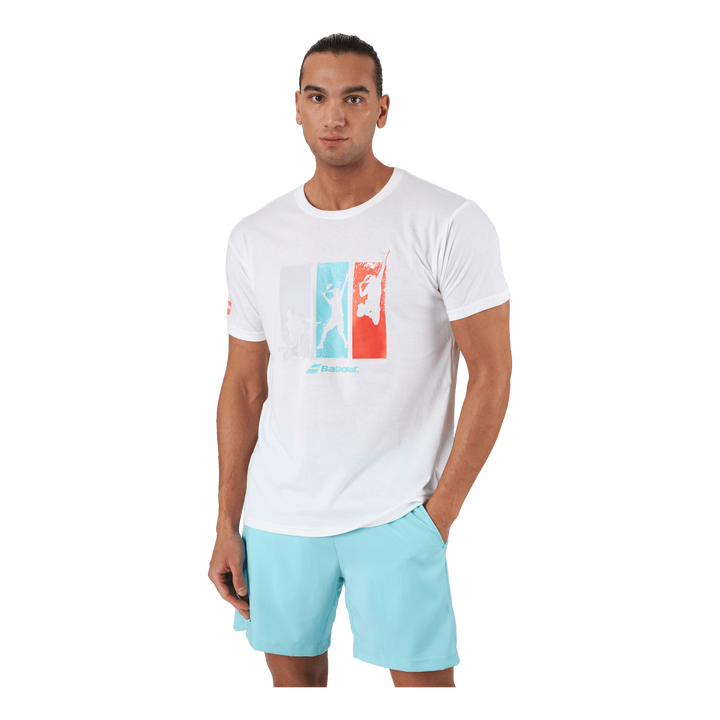 T-shirt Padel Cotton White