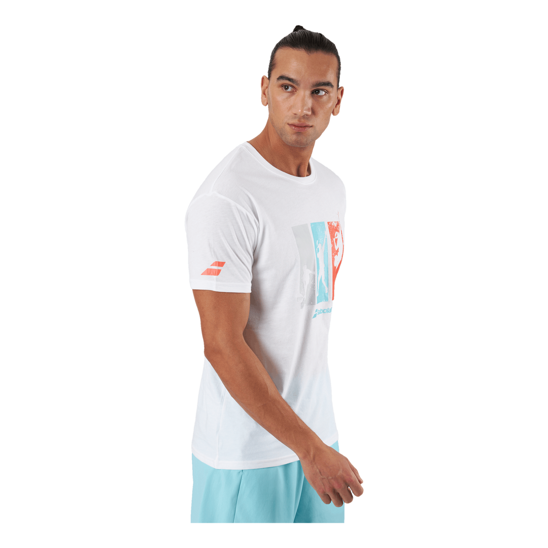 T-shirt Padel Cotton White