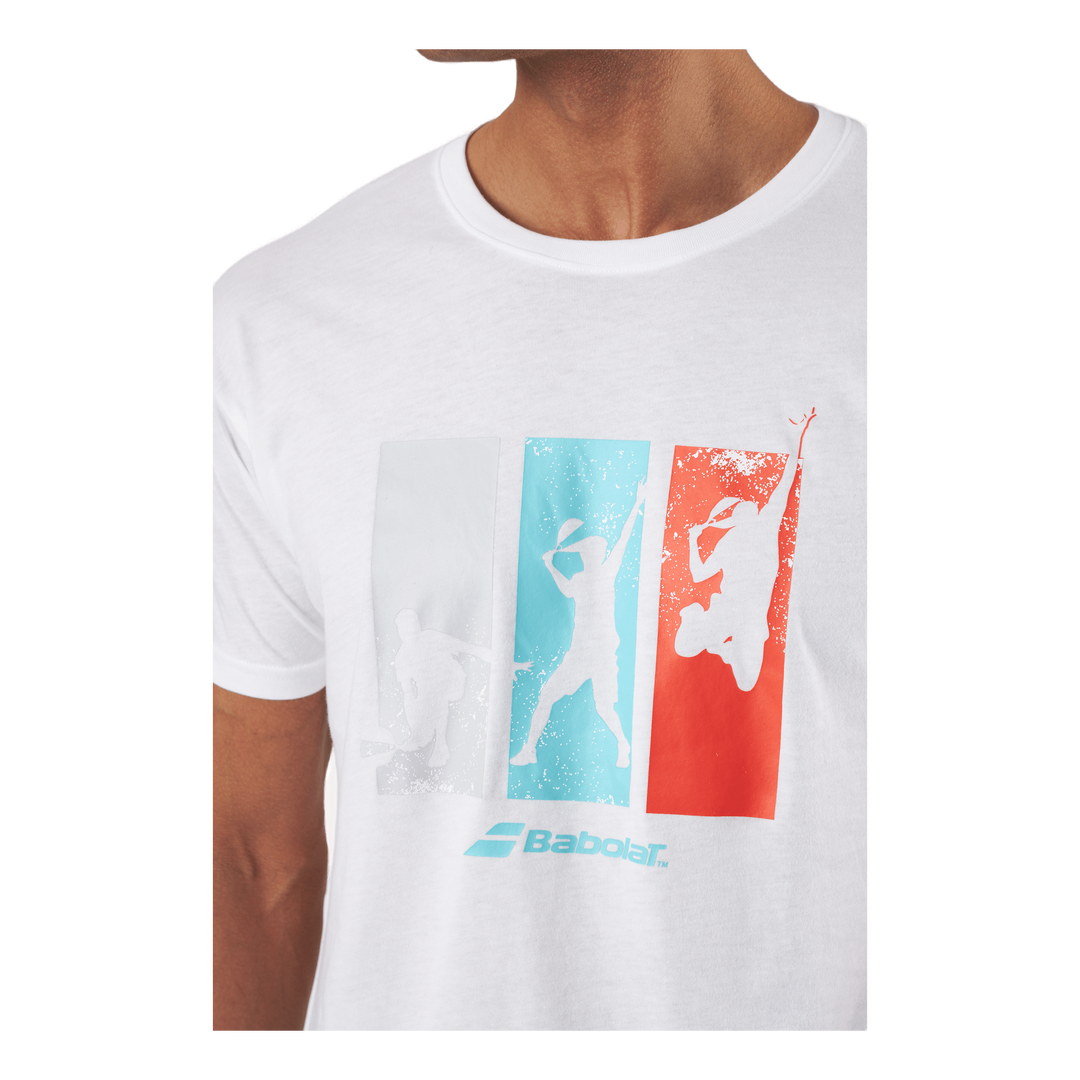 T-shirt Padel Cotton White