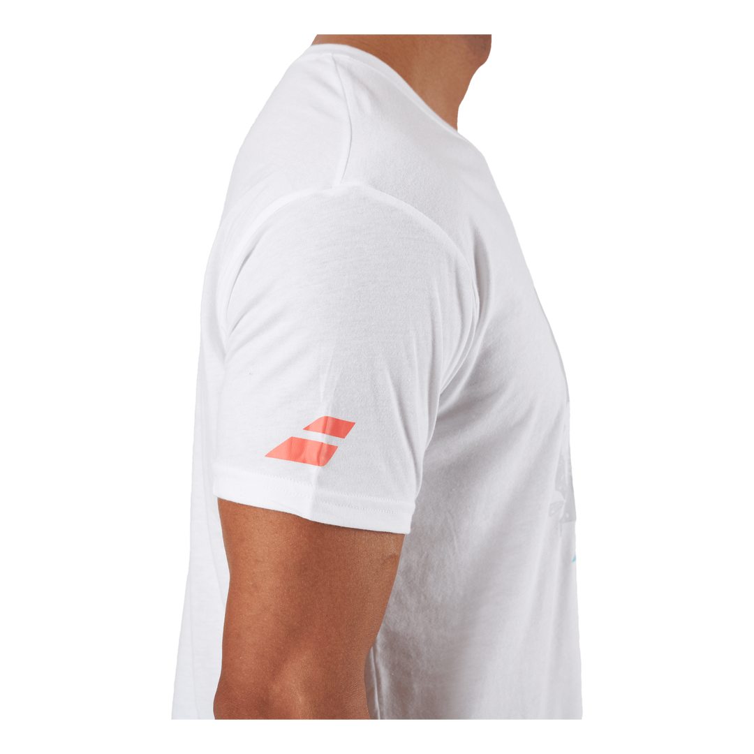 T-shirt Padel Cotton White