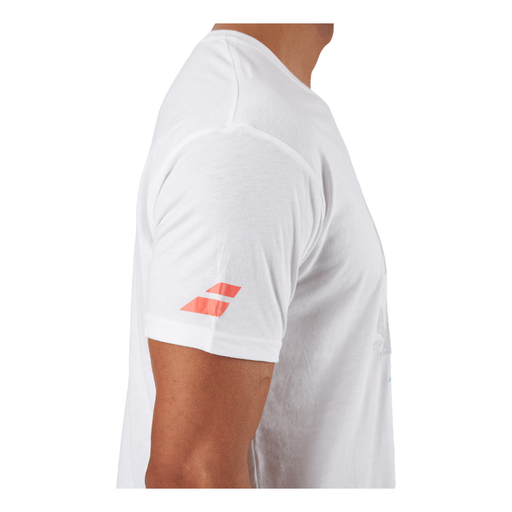 T-shirt Padel Cotton White