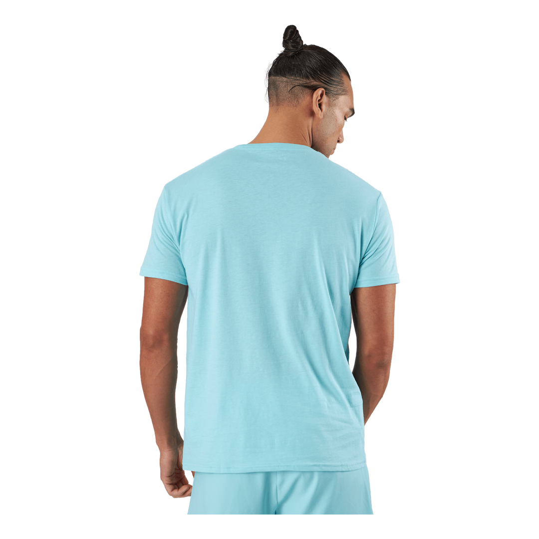 T-shirt Padel Cotton Turquoise