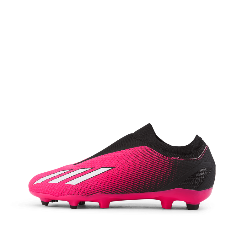 X Speedportal.3 Laceless Firm Ground Boots Team Shock Pink 2 / Zero Metalic / Core Black