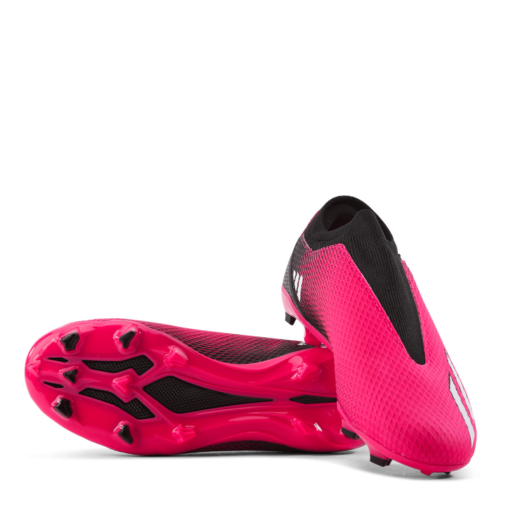 X Speedportal.3 Laceless Firm Ground Boots Team Shock Pink 2 / Zero Metalic / Core Black
