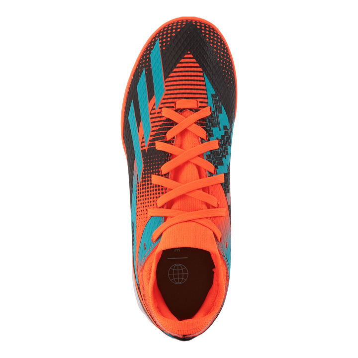 X Speedportal Messi.3 Indoor Boots Team Solar Orange