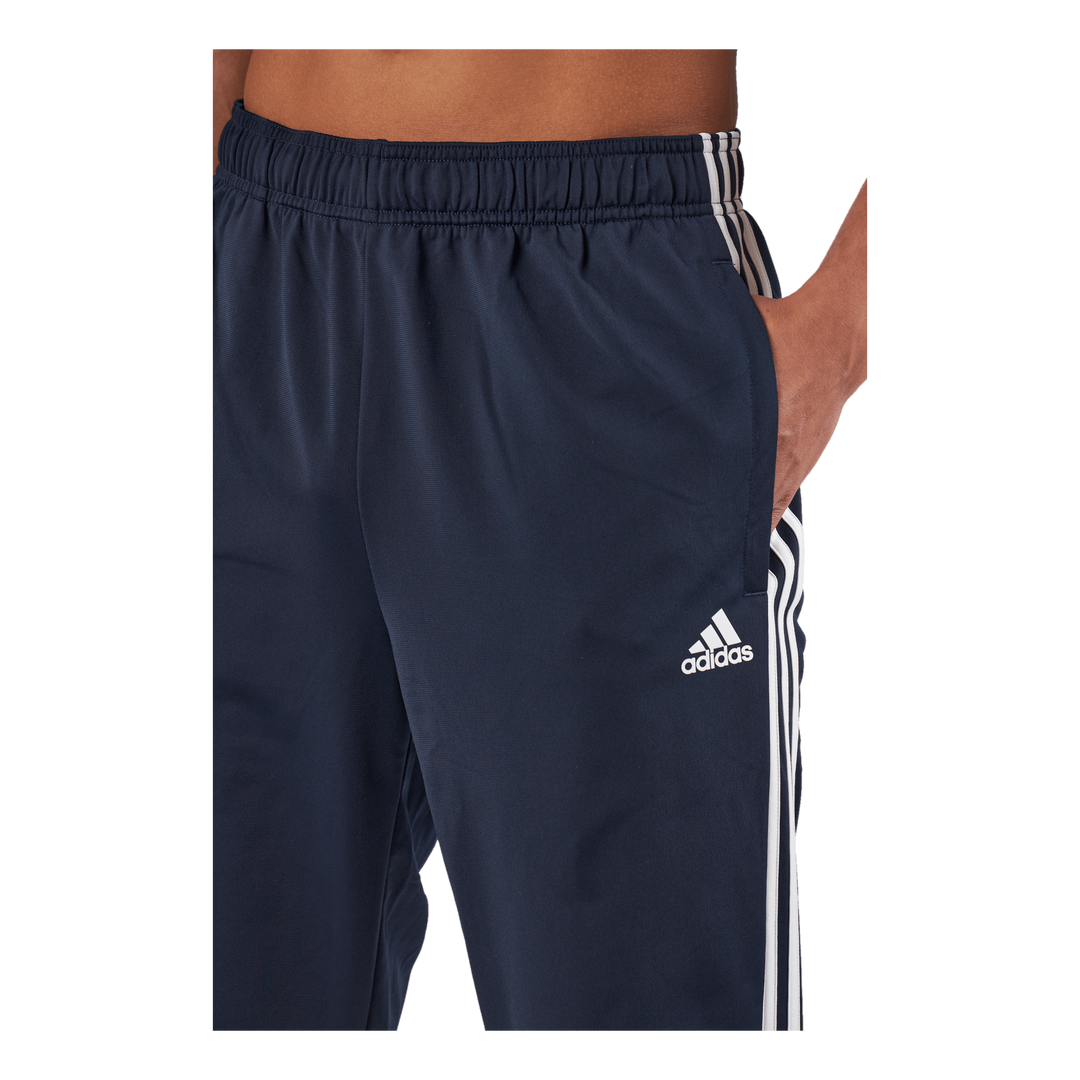 Essentials Warm-Up Tapered 3-Stripes Tracksuit Bottoms Legend Ink