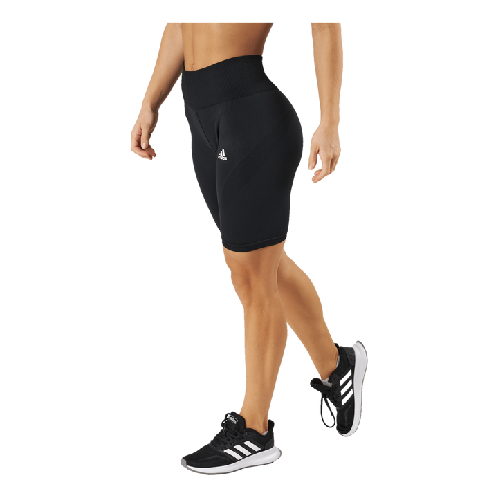 Training Seamless Short Leggings Black