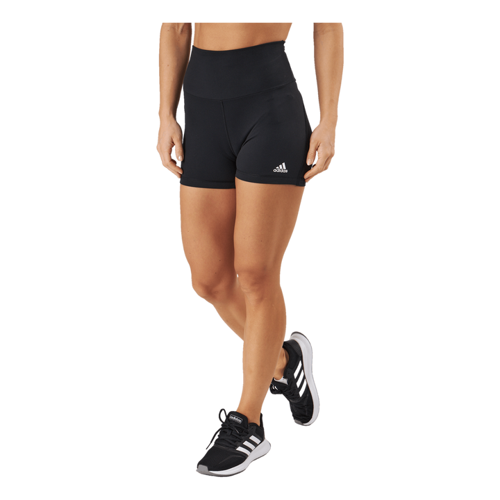 Yoga Essentials High-Waisted Short Leggings Black