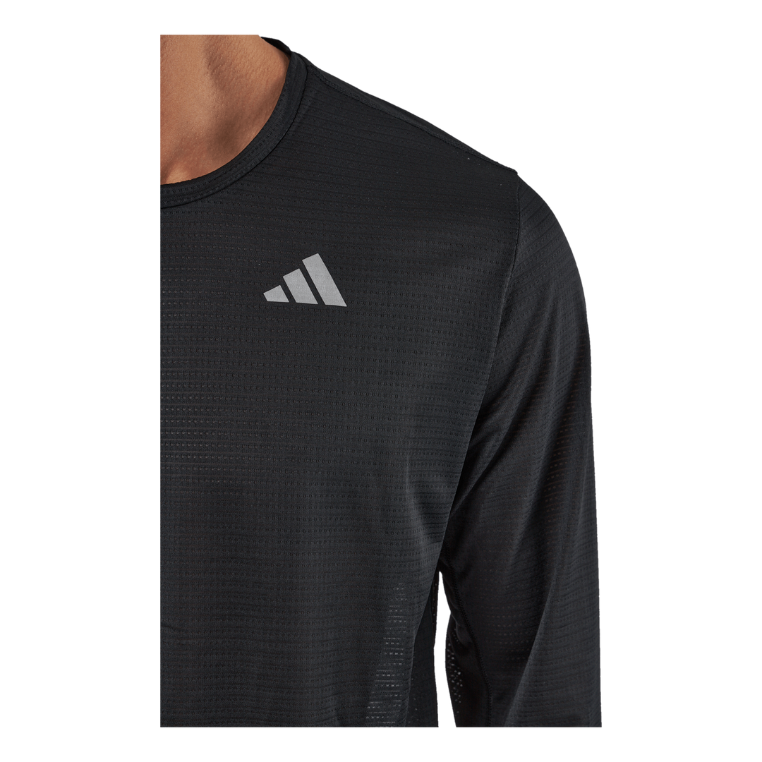 Own the Run Long-Sleeve Top Black