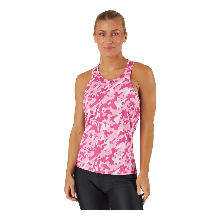 Own the Run Camo Running Tank Top Clear Pink