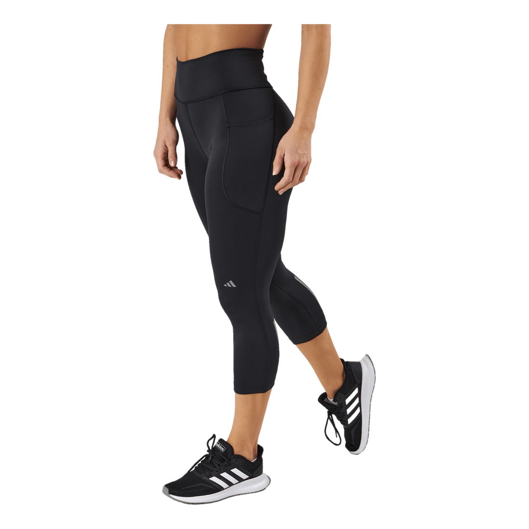 DailyRun 3/4 Leggings Black