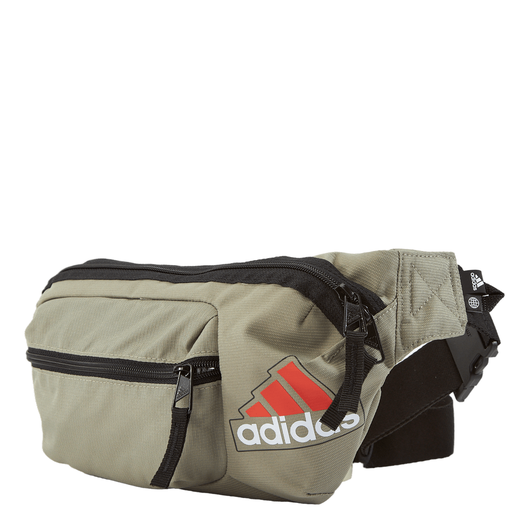 Essentials Seasonal Waist Bag Silpeb/White/Prered