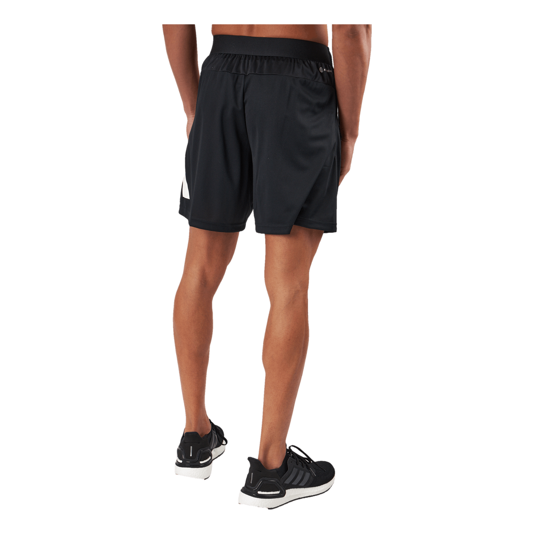 Train Essentials Logo Training Shorts Black