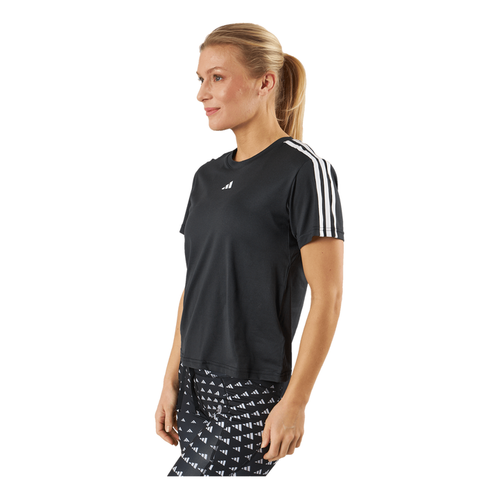 AEROREADY Train Essentials 3-Stripes T-Shirt Black