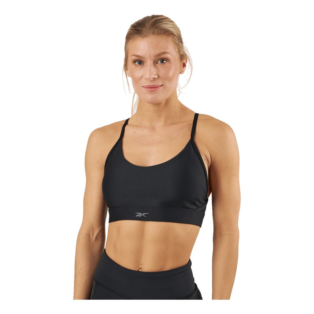 Reebok Lux Strappy Sports Bra Black