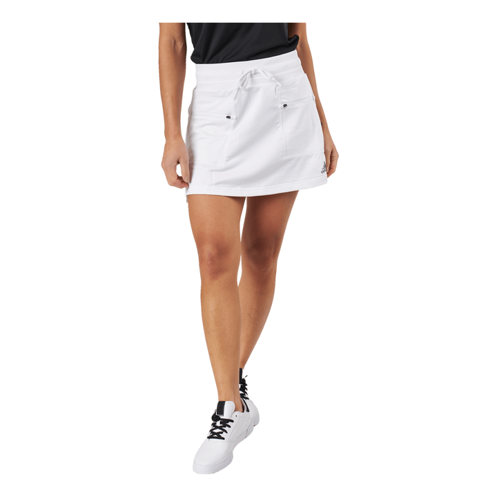 W Wrp Knt Skort White