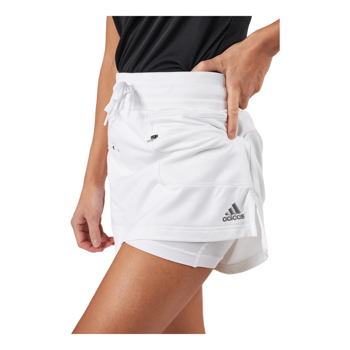 W Wrp Knt Skort White