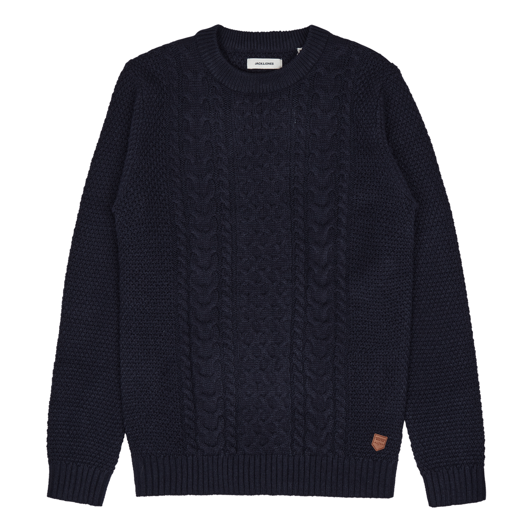 Jjcraig Knit Crew Neck Sky Captain