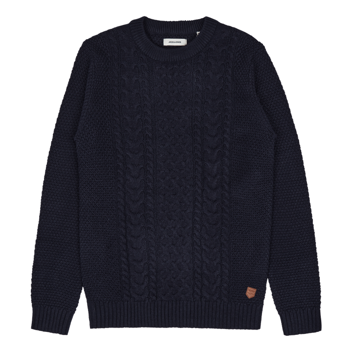 Jjcraig Knit Crew Neck Sky Captain