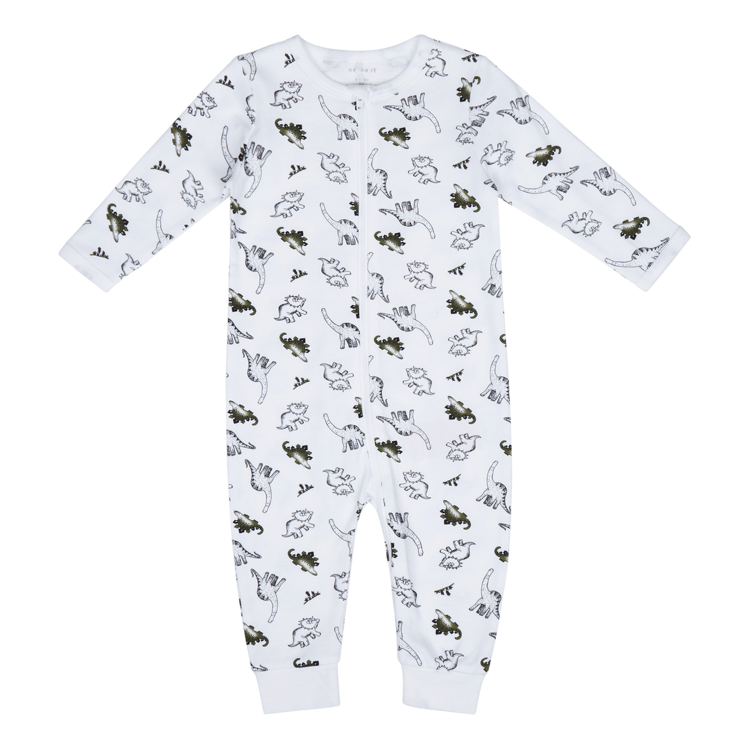 Nbmnightsuit 2p Zip Loden Dino Loden Green