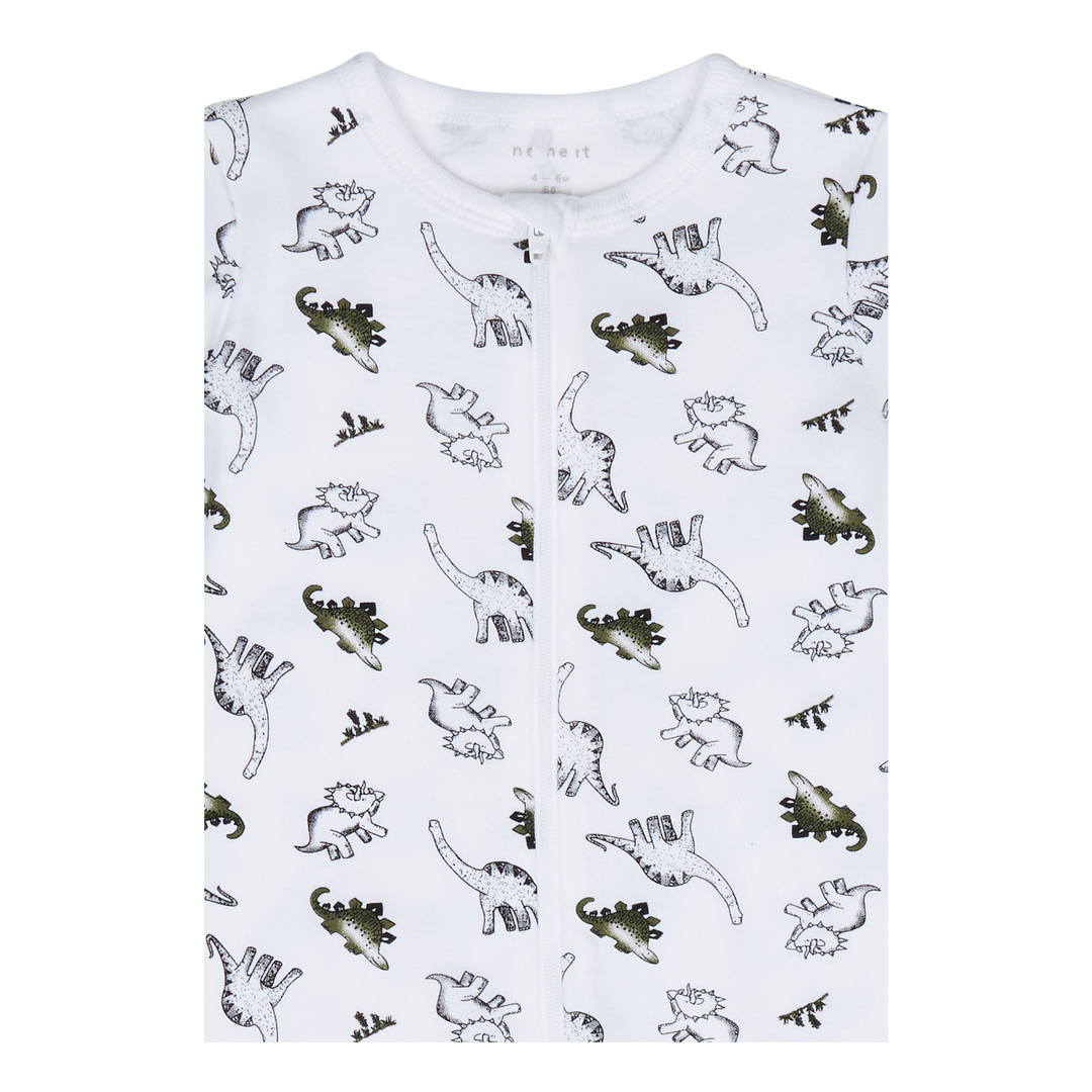 Nbmnightsuit 2p Zip Loden Dino Loden Green