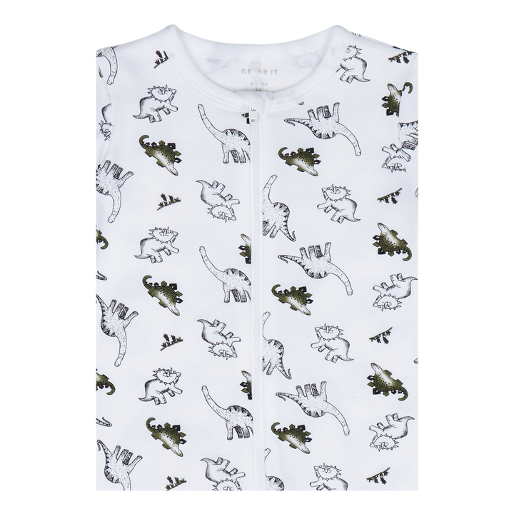 Nbmnightsuit 2p Zip Loden Dino Loden Green