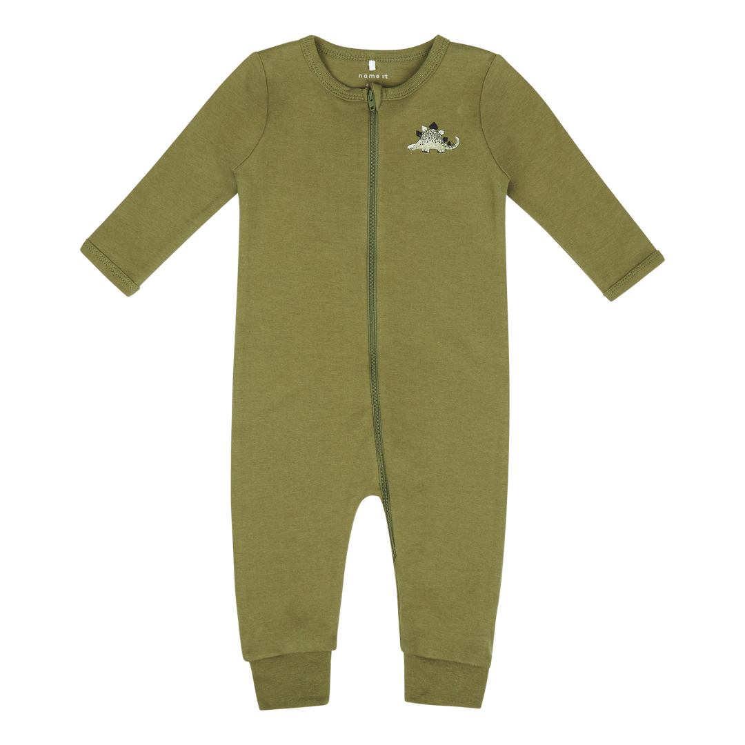 Nbmnightsuit 2p Zip Loden Dino Loden Green
