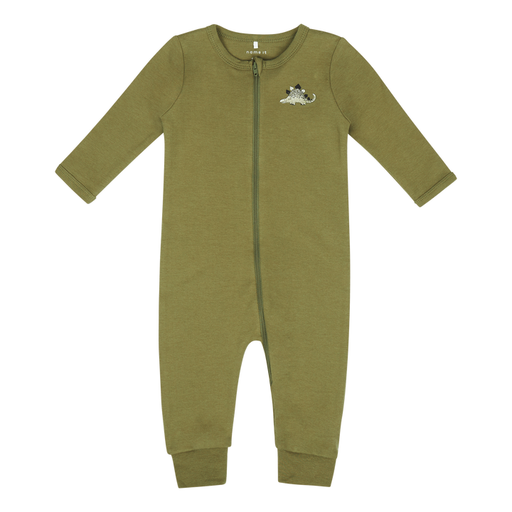 Nbmnightsuit 2p Zip Loden Dino Loden Green