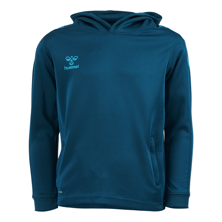 Hmlcore Xk Poly Kids Sweat Hoo Blue Coral