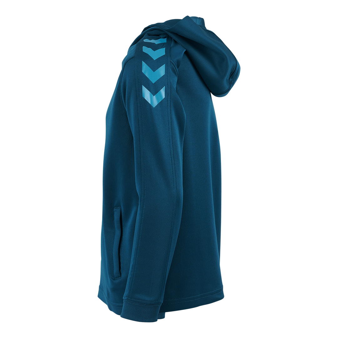 Hmlcore Xk Poly Kids Sweat Hoo Blue Coral