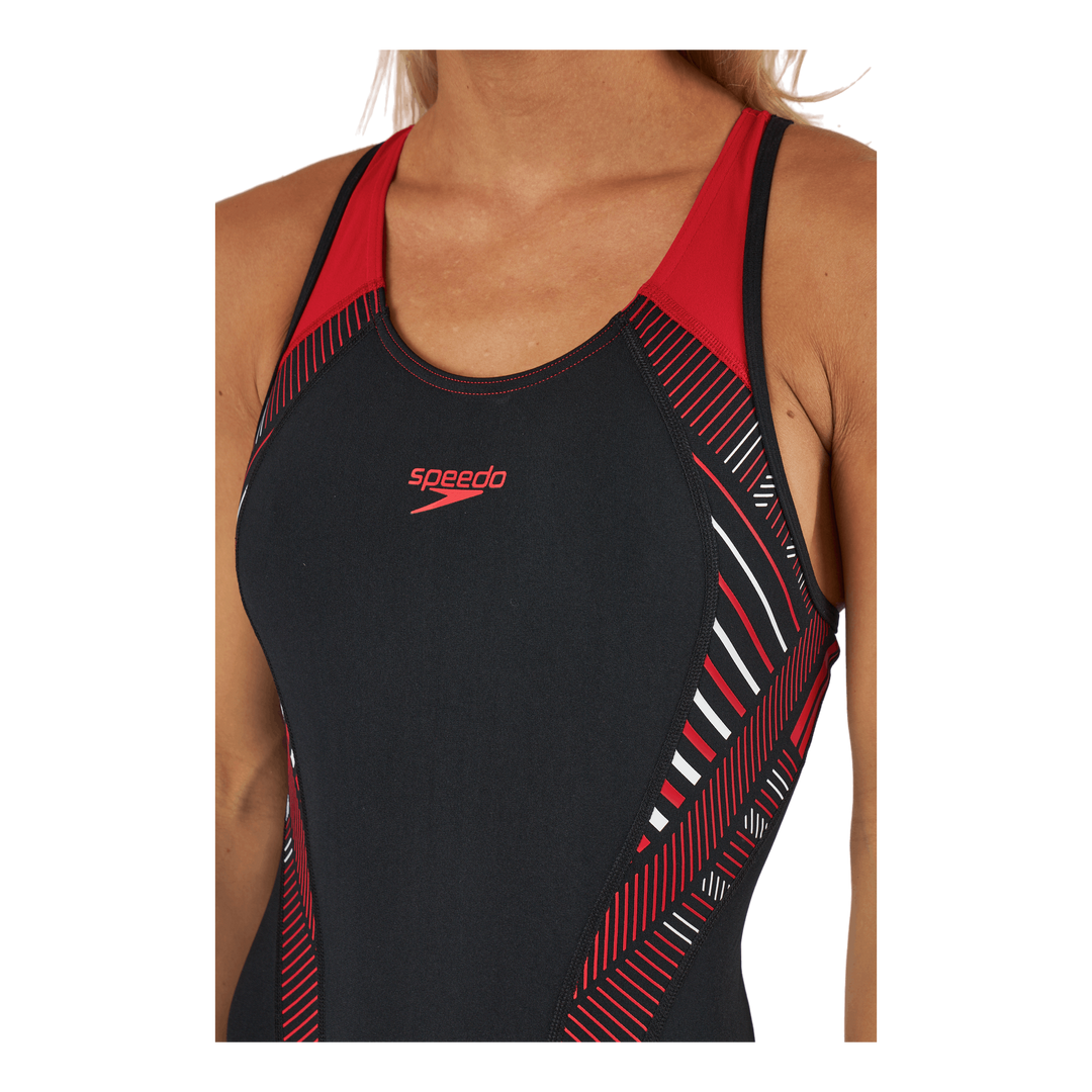 Placement Laneback Black/red