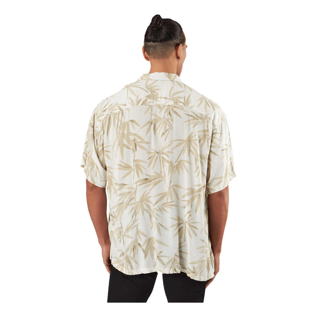 Jprbluray Print Resort Shirt S White