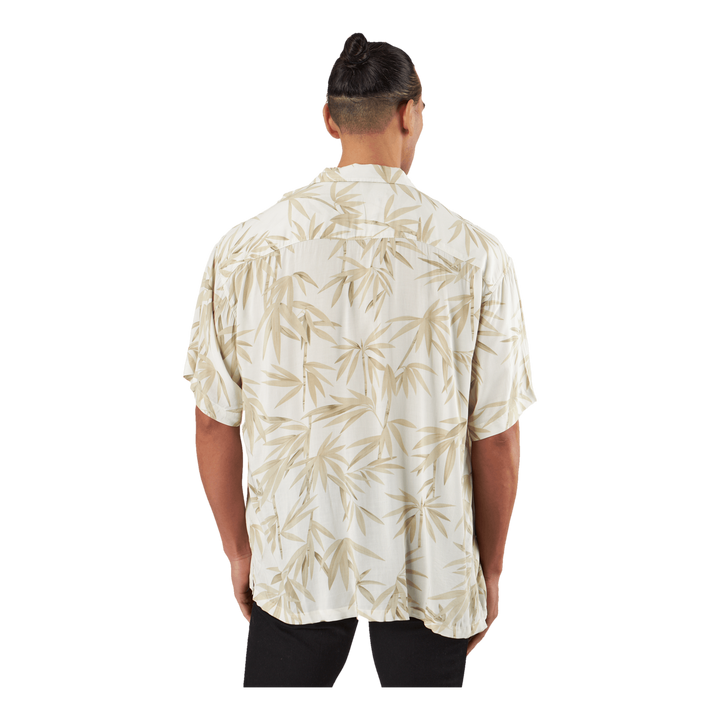 Jprbluray Print Resort Shirt S White