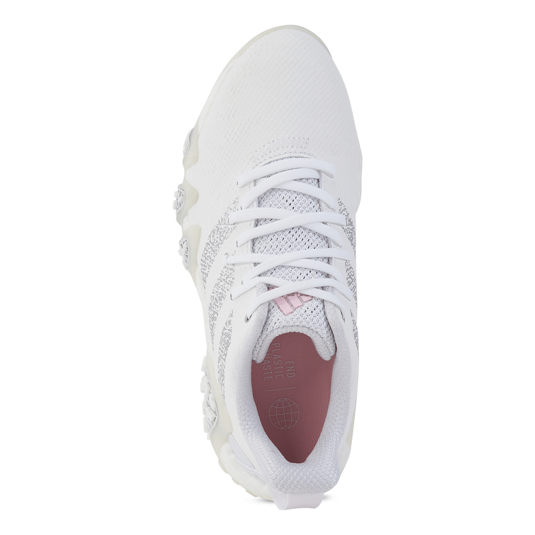 Codechaos 22 Spikeless Golf Shoes Cloud White / Silver Metallic / Clear Pink