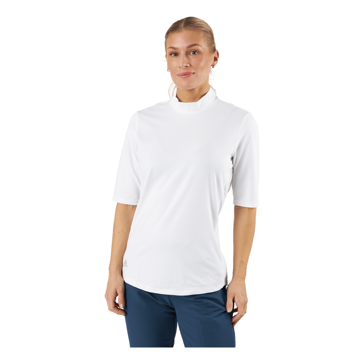 Essentials Mock Polo Shirt White
