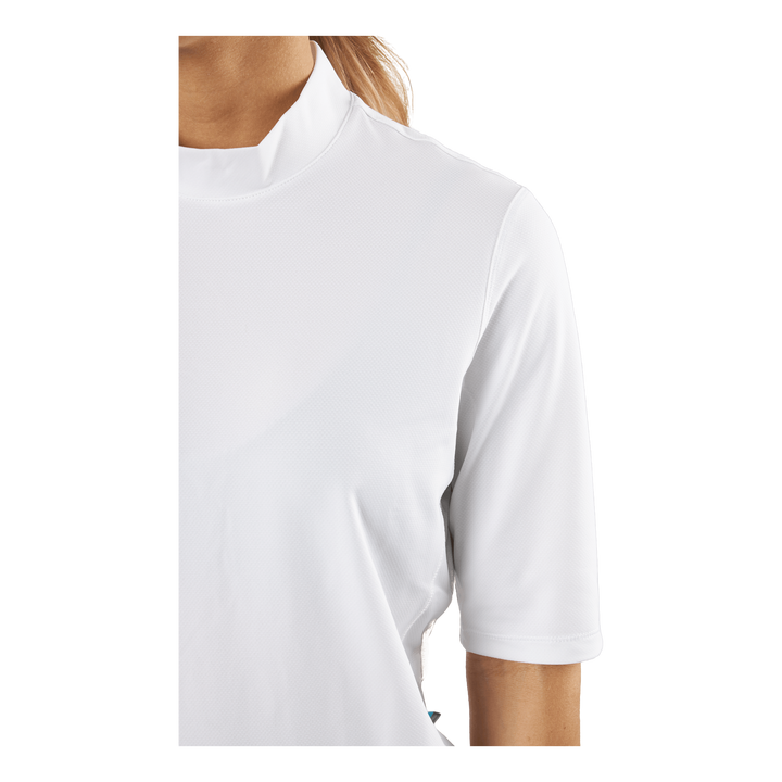 Essentials Mock Polo Shirt White