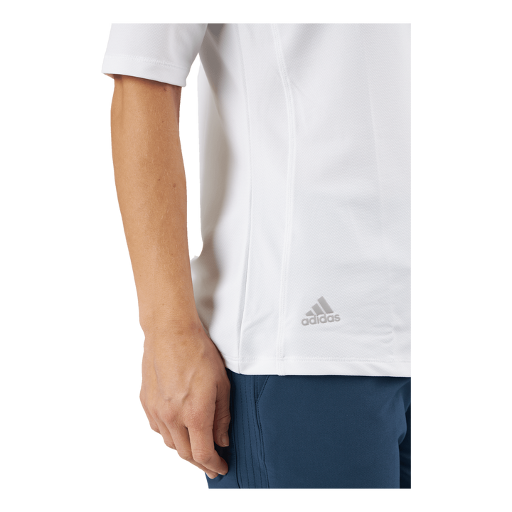 Essentials Mock Polo Shirt White