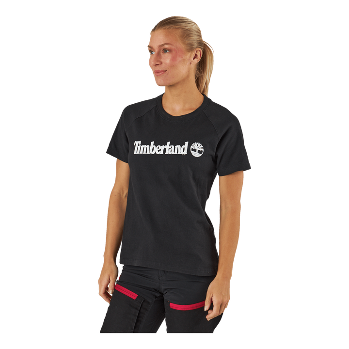 Timberland Logo T-shirt For Wo Black
