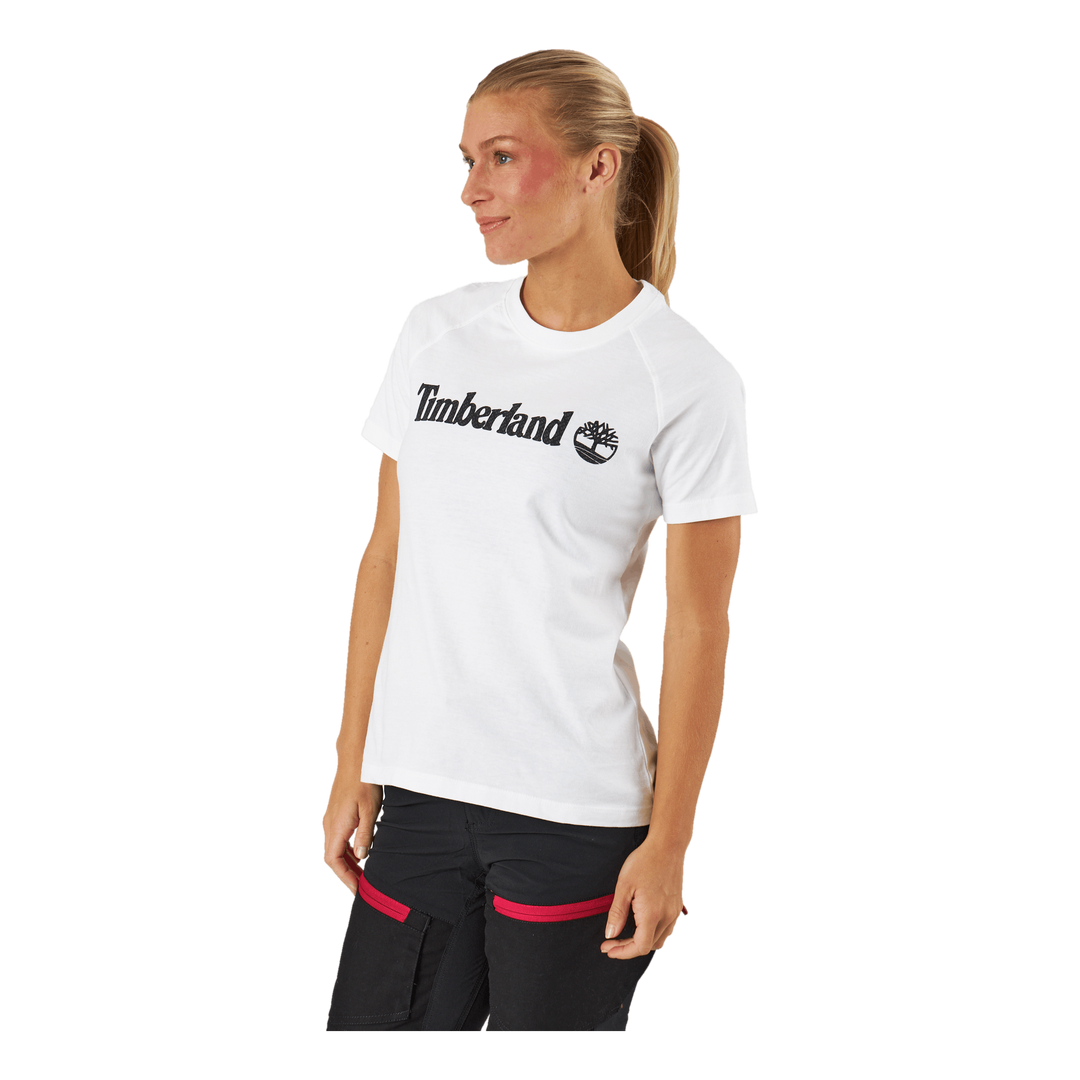 Timberland Logo T-shirt For Wo White