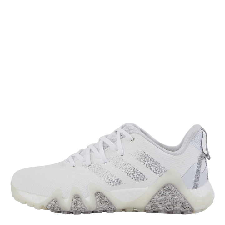 Codechaos 22 Spikeless Golf Shoes Cloud White / Silver Metallic / Grey Two