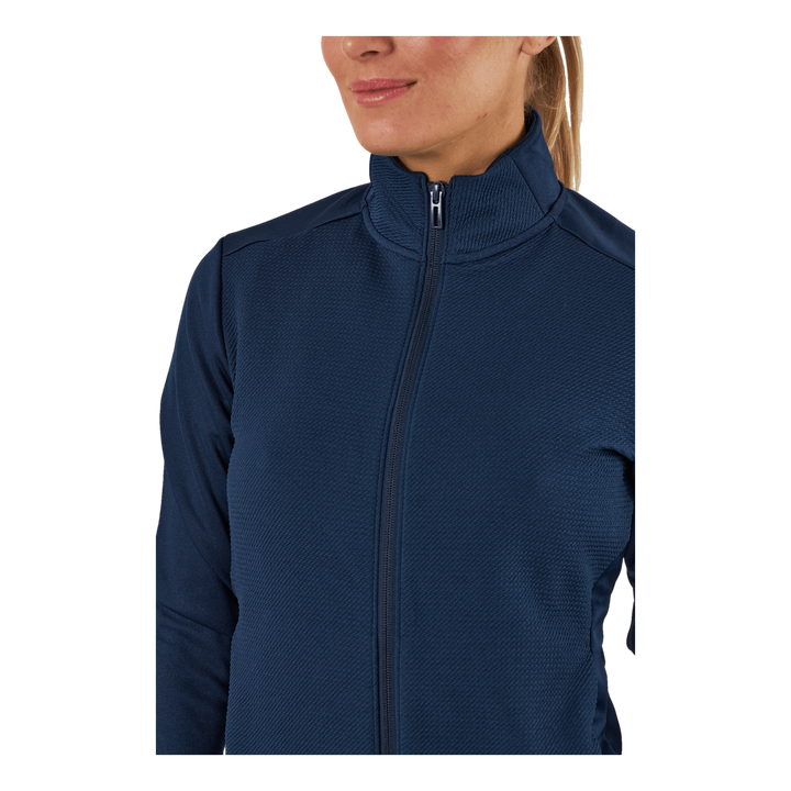 Textured Full-Zip Jacket Collegiate Navy
