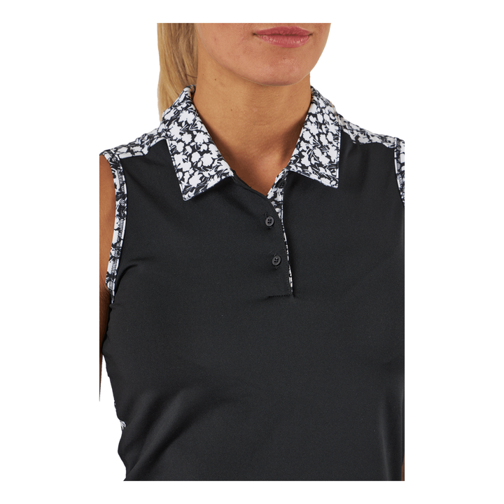 Ultimate365 Sleeveless Golf Polo Shirt Black