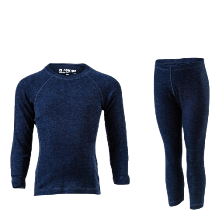 Kinsei Merino Wool Set Blue
