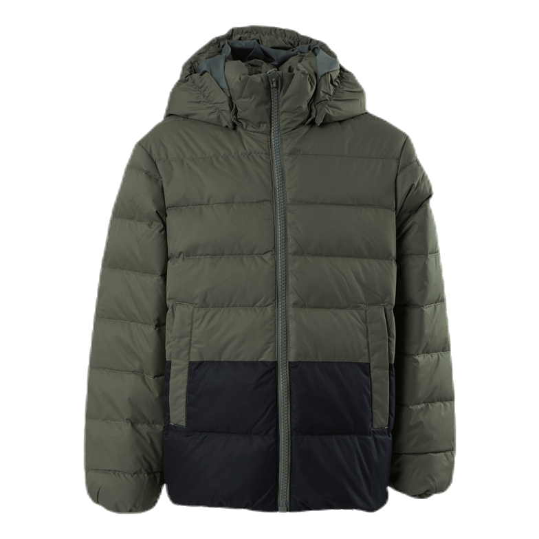Amund Down Jacket Green/Grey