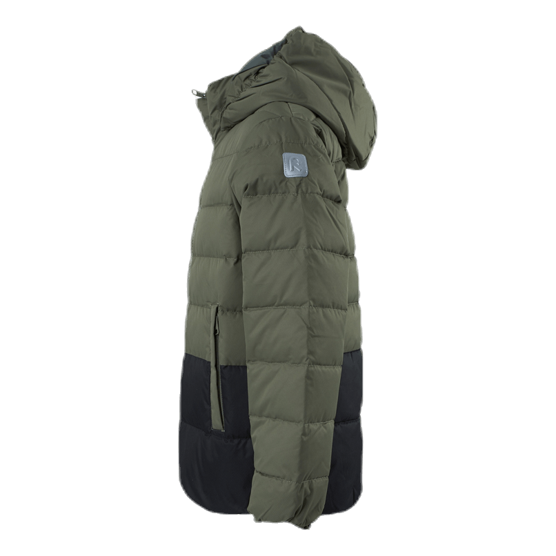 Amund Down Jacket Green/Grey