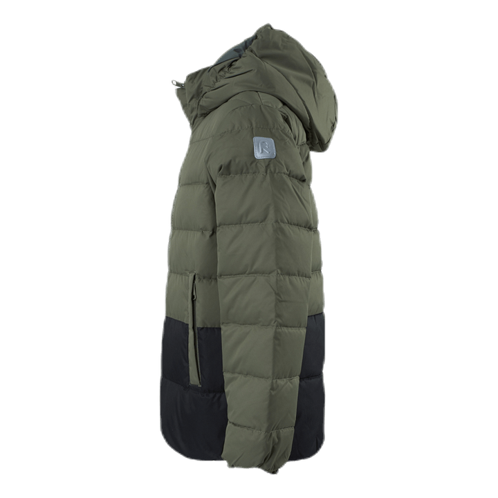Amund Down Jacket Green/Grey