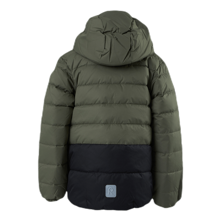 Amund Down Jacket Green/Grey