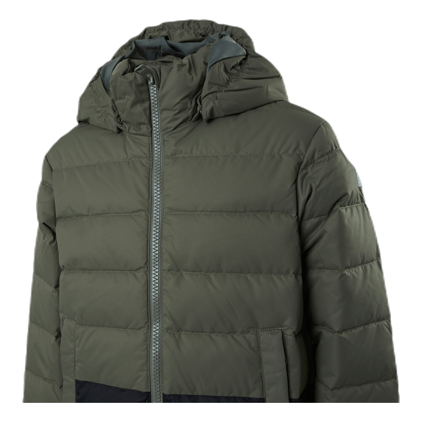 Amund Down Jacket Green/Grey